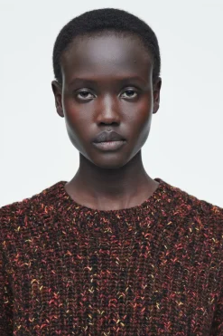 Hot COS FLECKED MERINO WOOL JUMPER MULTICOLORED