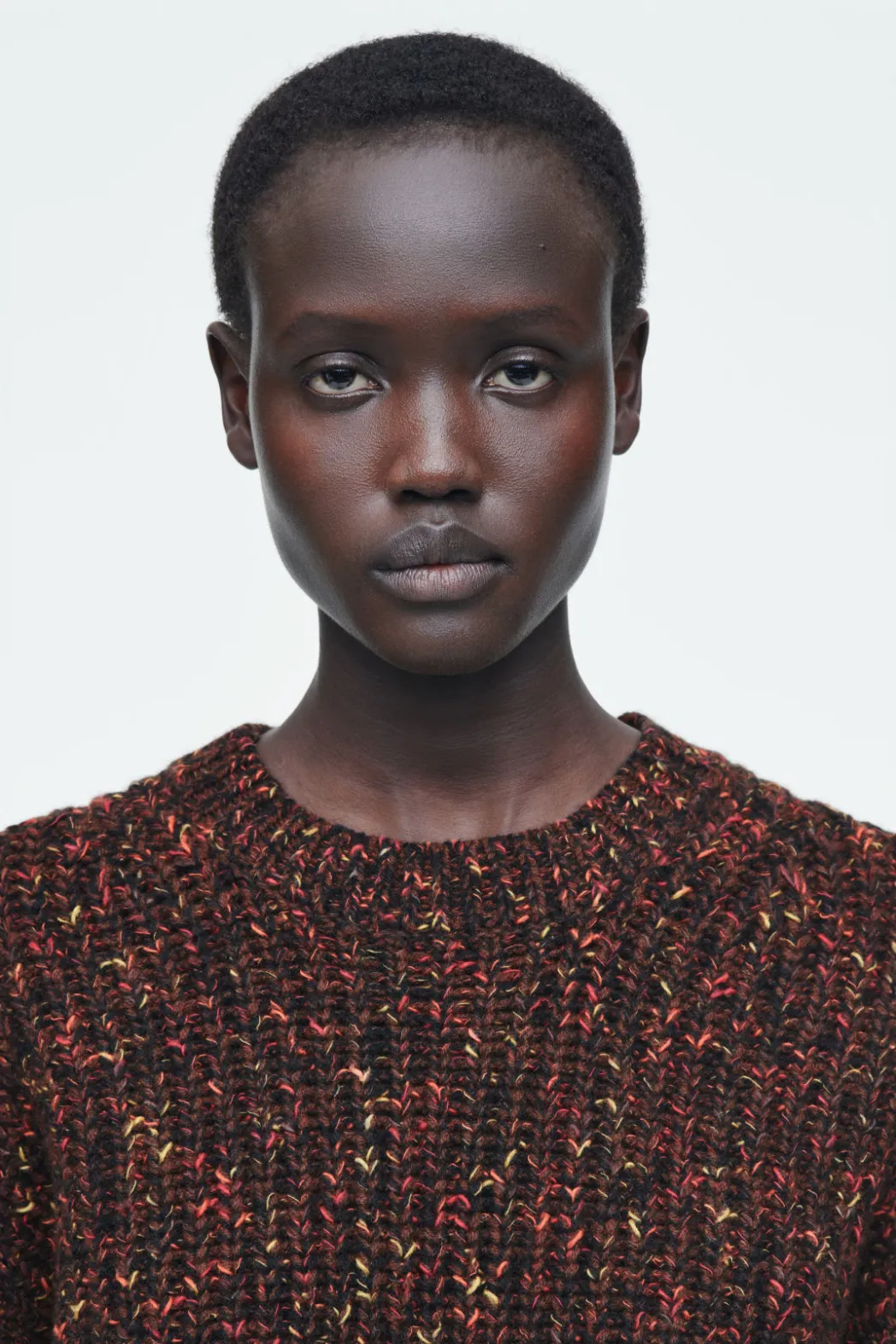 Hot COS FLECKED MERINO WOOL JUMPER MULTICOLORED