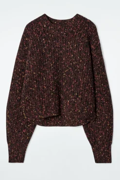 Hot COS FLECKED MERINO WOOL JUMPER MULTICOLORED