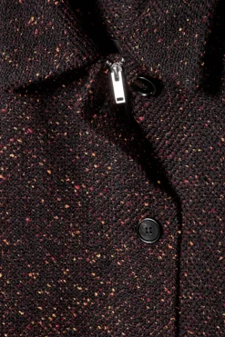 Clearance COS FLECKED WOOL-BLEND JACKET MULTICOLORED
