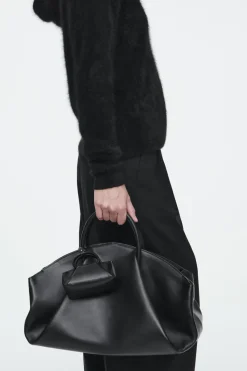 Hot COS FOLD NANO CROSSBODY - LEATHER BLACK