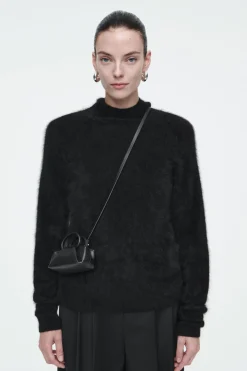 Hot COS FOLD NANO CROSSBODY - LEATHER BLACK