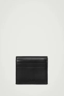 Best COS FOLDED LEATHER WALLET BLACK