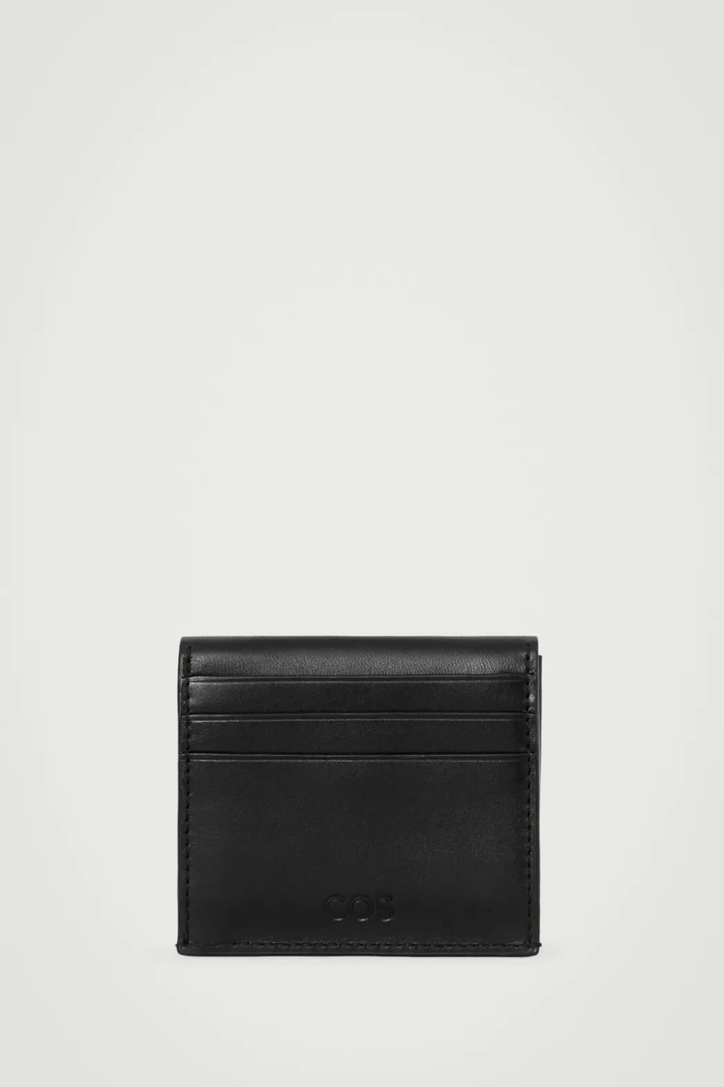 Best COS FOLDED LEATHER WALLET BLACK