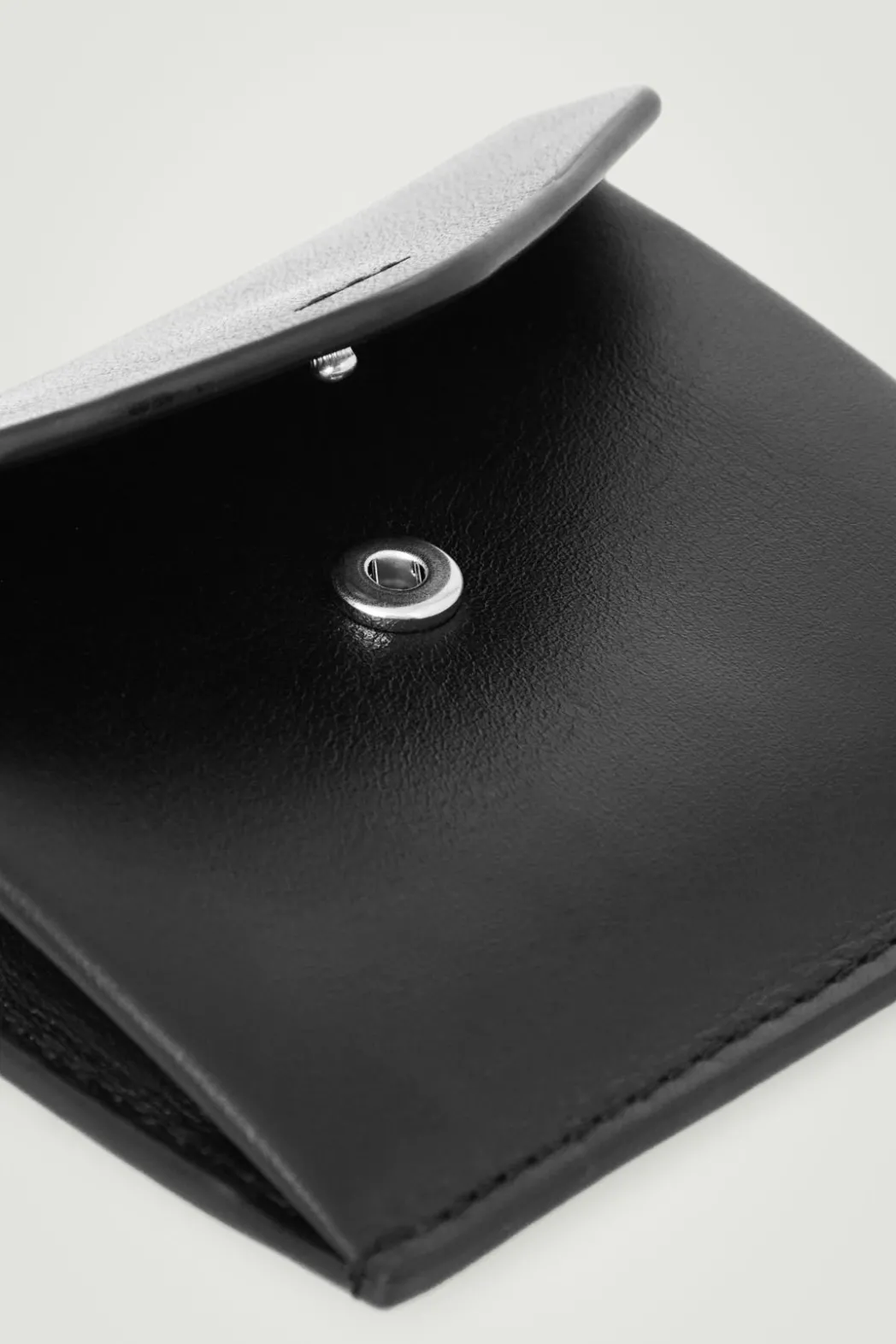 Best COS FOLDED LEATHER WALLET BLACK