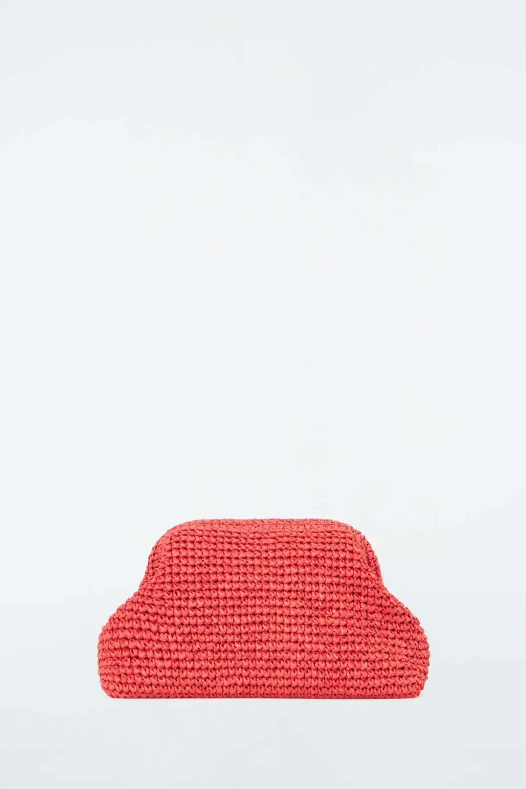 Best COS FRAMED CLUTCH - RAFFIA RED