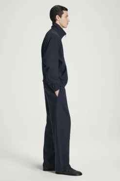 New COS FUNNEL-NECK UTILITY JACKET NAVY