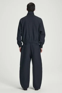 New COS FUNNEL-NECK UTILITY JACKET NAVY
