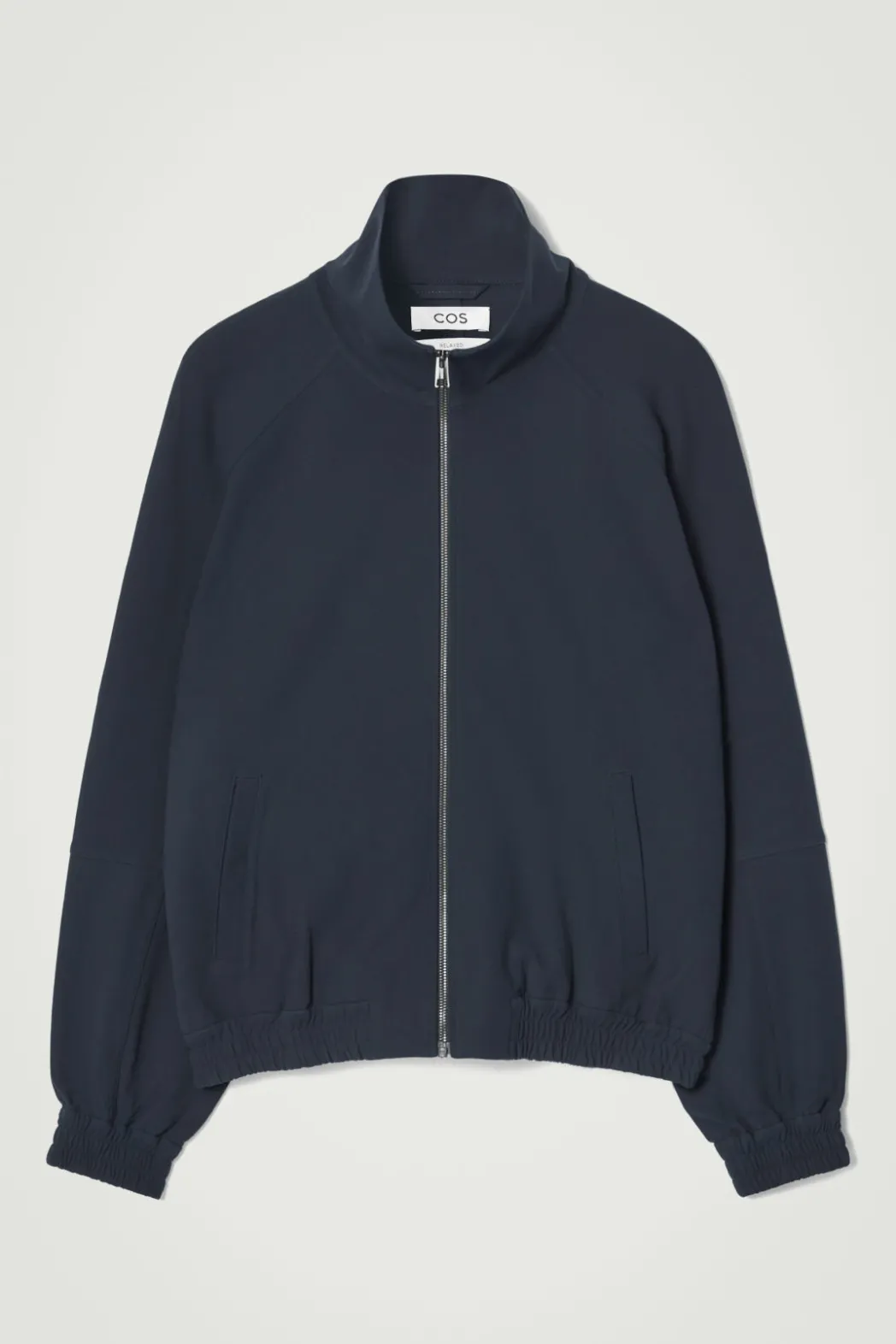 New COS FUNNEL-NECK UTILITY JACKET NAVY