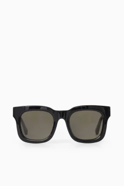 Discount COS GAZE SUNGLASSES - D-FRAME BLACK