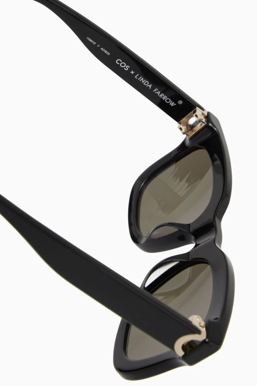 Discount COS GAZE SUNGLASSES - D-FRAME BLACK