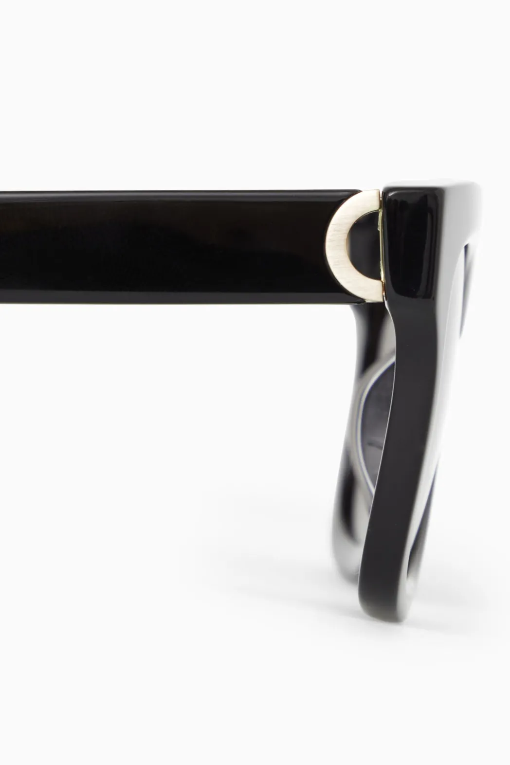 Discount COS GAZE SUNGLASSES - D-FRAME BLACK