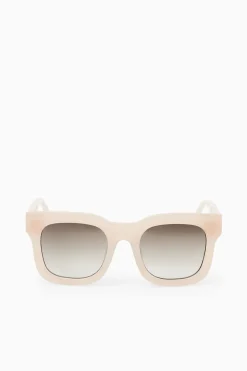 New COS GAZE SUNGLASSES - D-FRAME LIGHT PINK