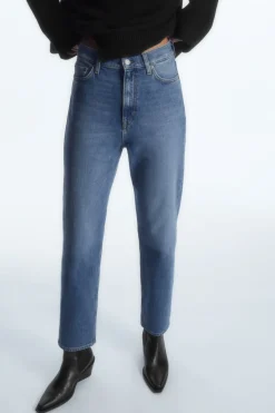 COS GLIDE SLIM-LEG JEANS DUSTY BLUE