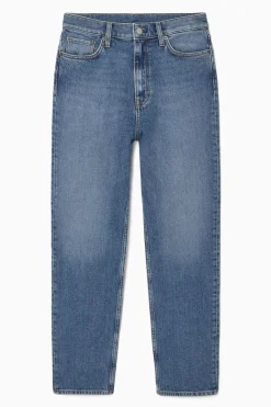 COS GLIDE SLIM-LEG JEANS DUSTY BLUE