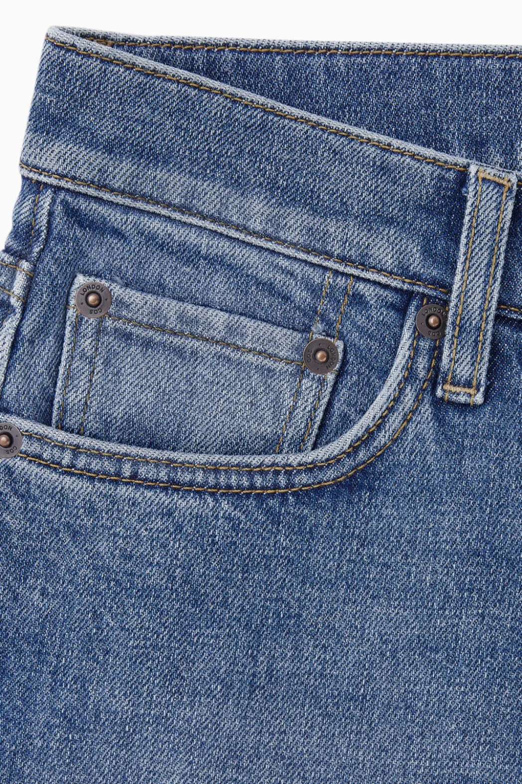 COS GLIDE SLIM-LEG JEANS DUSTY BLUE