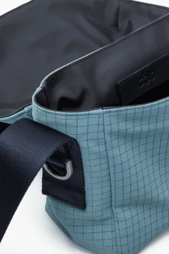 COS GRID CROSSBODY BAG - RIPSTOP STEEL BLUE / GRID