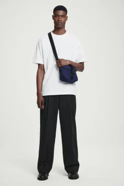 Clearance COS GRID CROSSBODY BAG - RIPSTOP DARK BLUE