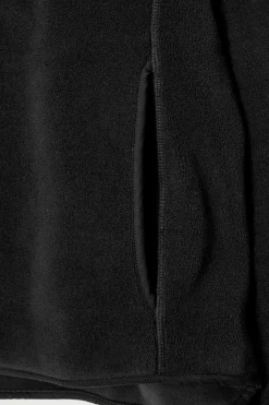 Best COS HALF-ZIP SHERPA FLEECE SWEATER BLACK