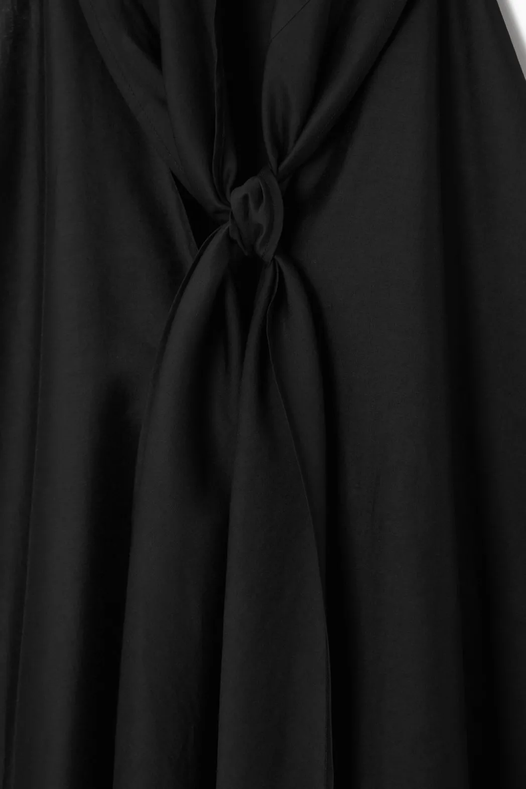 New COS HALTERNECK A-LINE MAXI DRESS BLACK