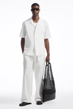 Hot COS HAND-WOVEN TOTE - LEATHER BLACK