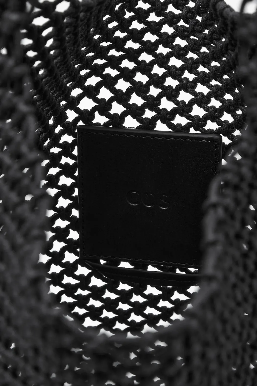 Hot COS HAND-WOVEN TOTE - LEATHER BLACK