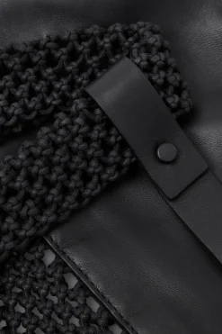 Hot COS HAND-WOVEN TOTE - LEATHER BLACK
