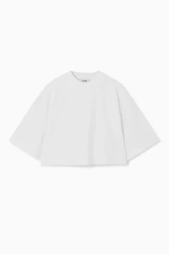 Best COS HIGH LINE RELAXED T-SHIRT WHITE