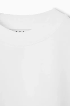 Best COS HIGH LINE RELAXED T-SHIRT WHITE