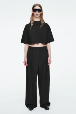 COS HIGH LINE RELAXED T-SHIRT BLACK