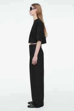 COS HIGH LINE RELAXED T-SHIRT BLACK