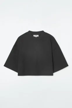 COS HIGH LINE RELAXED T-SHIRT BLACK