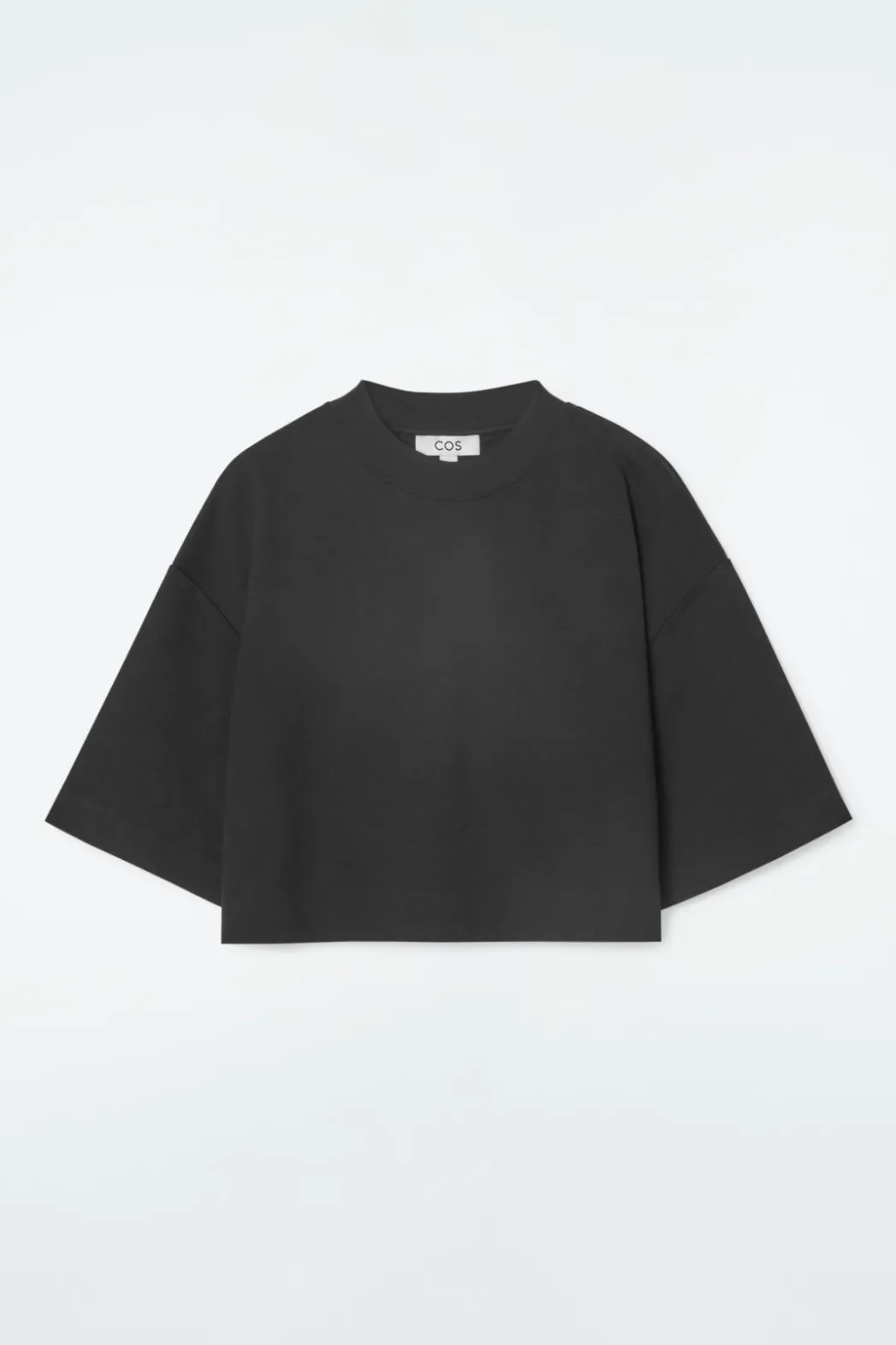 COS HIGH LINE RELAXED T-SHIRT BLACK