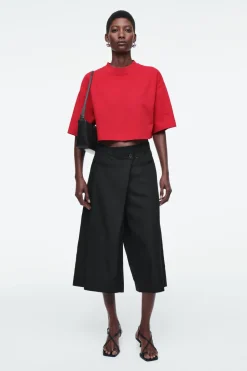 Hot COS HIGH LINE RELAXED T-SHIRT RED