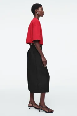 Hot COS HIGH LINE RELAXED T-SHIRT RED
