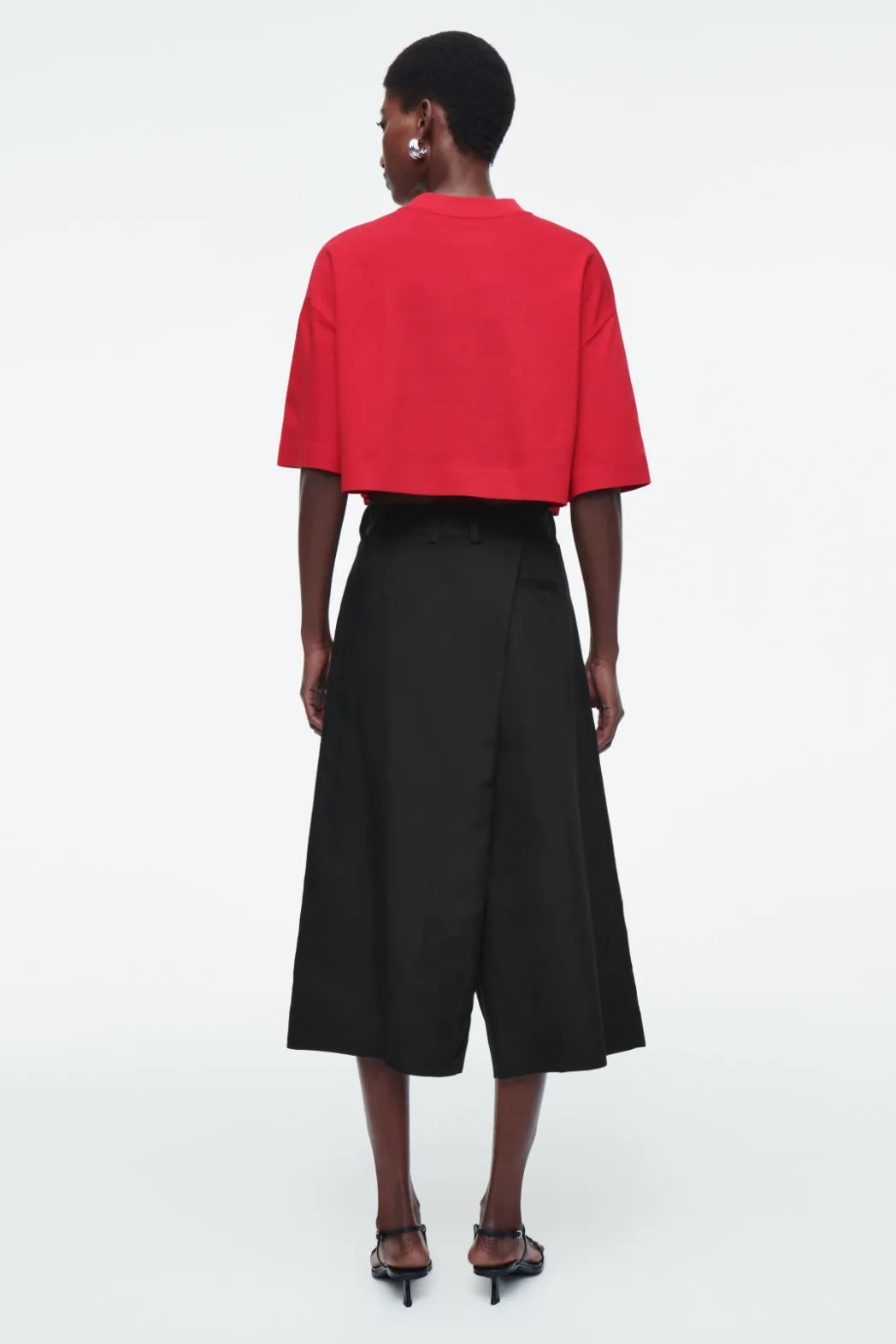 Hot COS HIGH LINE RELAXED T-SHIRT RED