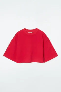 Hot COS HIGH LINE RELAXED T-SHIRT RED