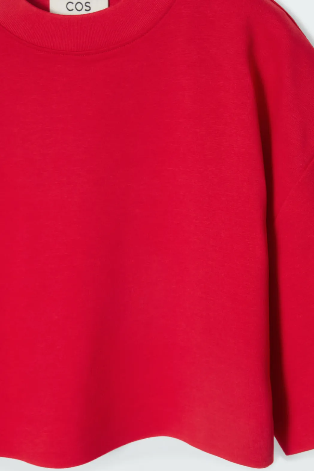Hot COS HIGH LINE RELAXED T-SHIRT RED