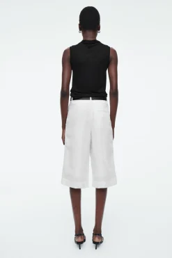 Outlet COS HIGH-NECK SLEEVELESS TANK TOP BLACK