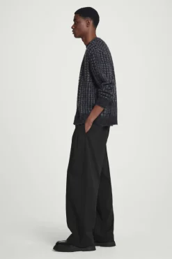 Discount COS HOUNDSTOOTH MOHAIR-BLEND CARDIGAN BLACK / HOUNDSTOOTH