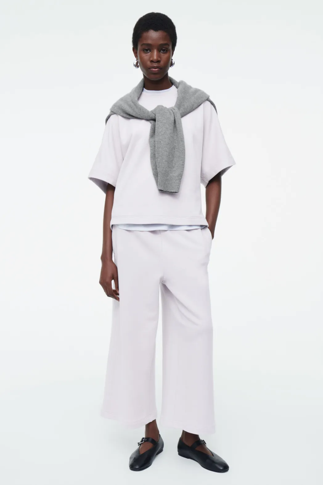 Hot COS JERSEY CULOTTES LILAC