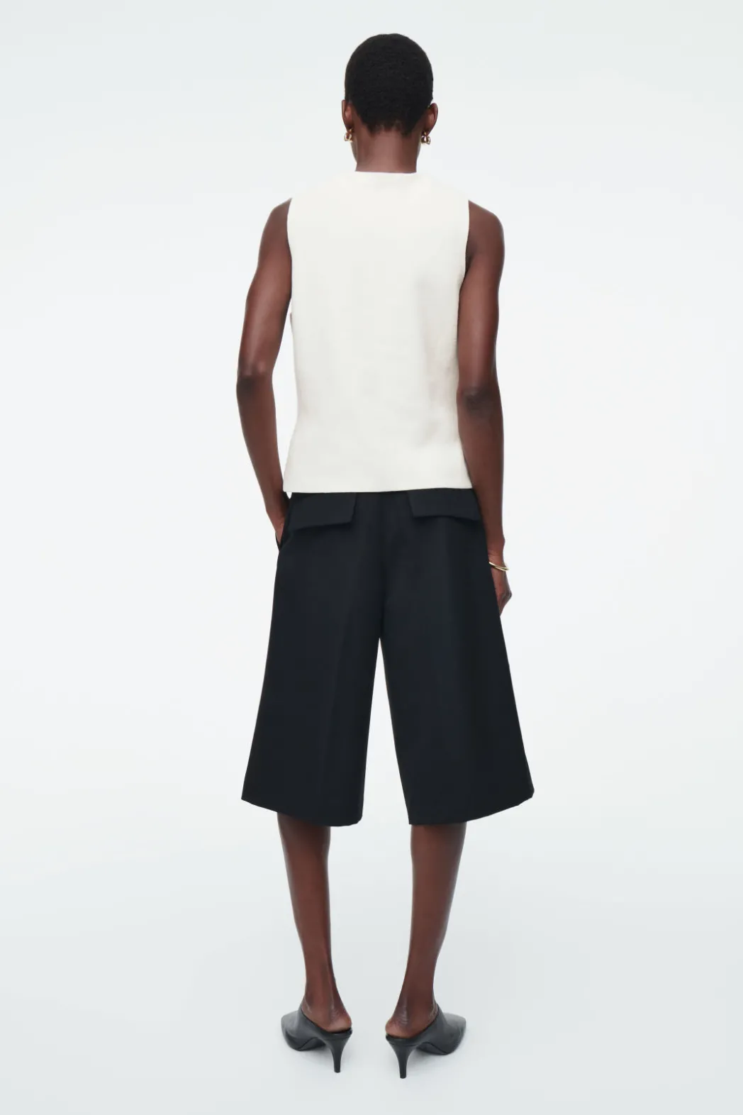 Best COS KNITTED VEST IVORY