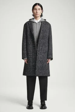 Clearance COS KNITTED ZIP-UP HOODIE GRAY MÉLANGE