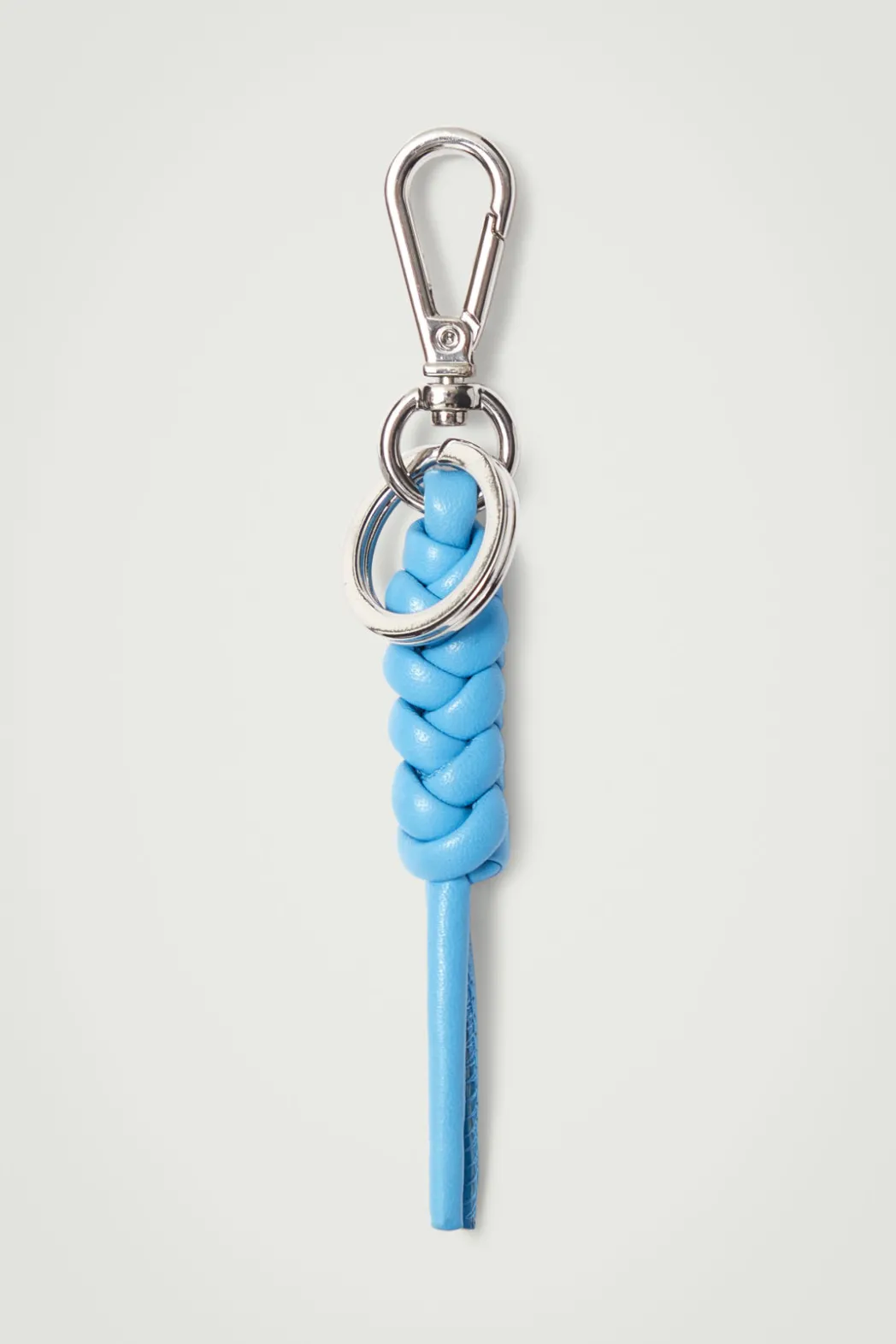 Best COS KNOTTED LEATHER KEYRING BLUE