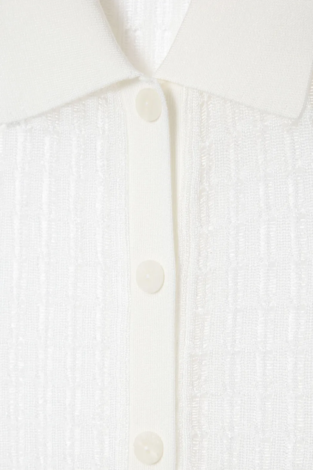 Best COS LACE-STITCH SHORT-SLEEVED CARDIGAN IVORY