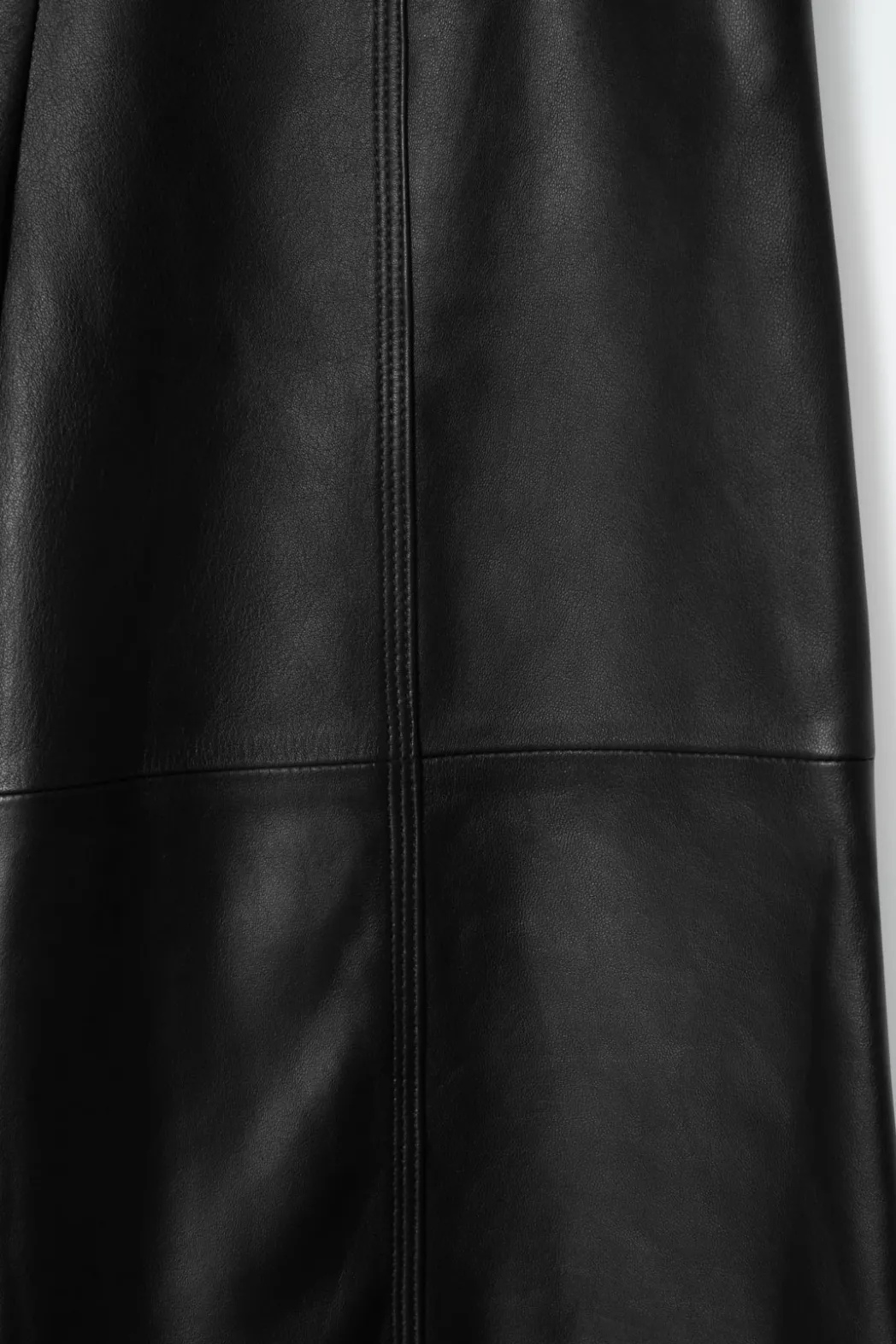 Sale COS LEATHER CULOTTES BLACK