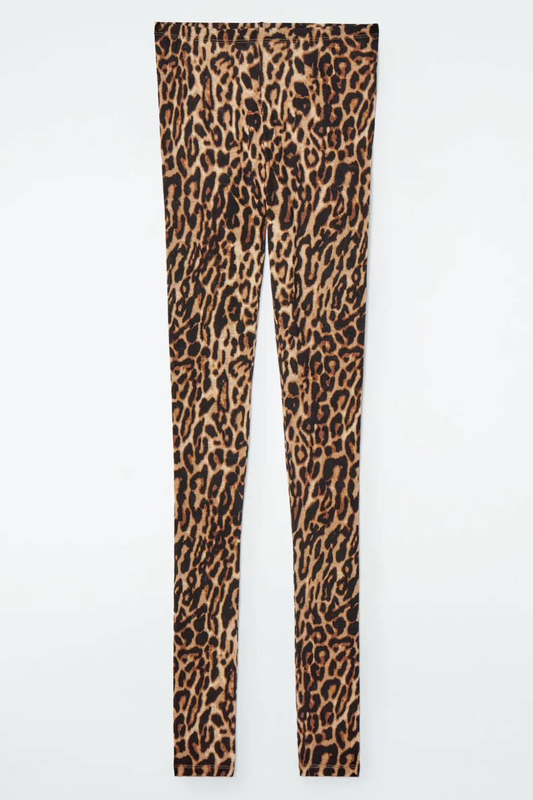 Hot COS LEOPARD-PRINT MERINO WOOL LEGGINGS LEOPARD PRINT
