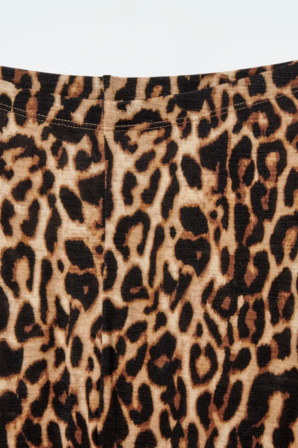 Hot COS LEOPARD-PRINT MERINO WOOL LEGGINGS LEOPARD PRINT