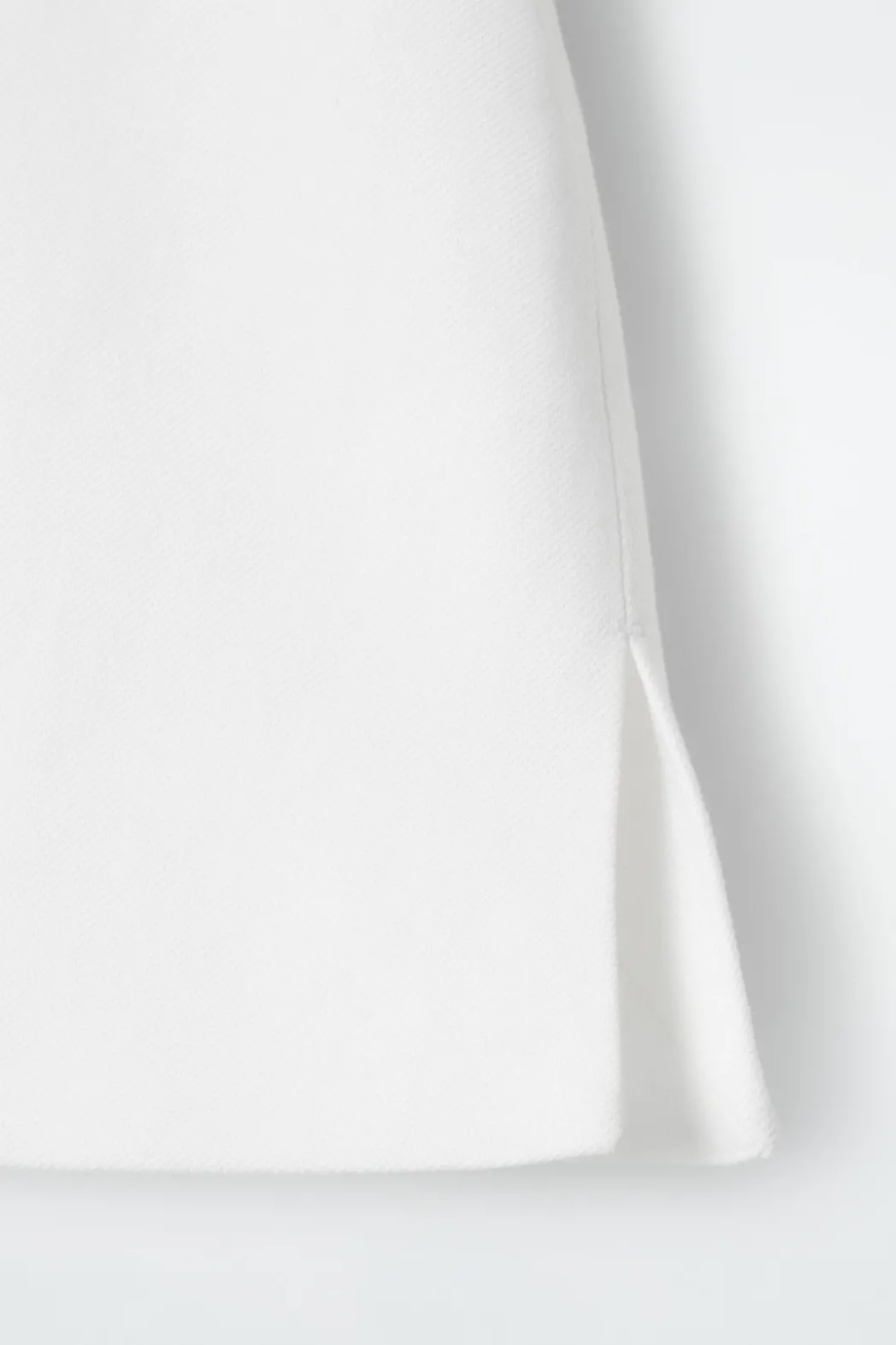 Discount COS LINEN BUSTIER TOP WHITE