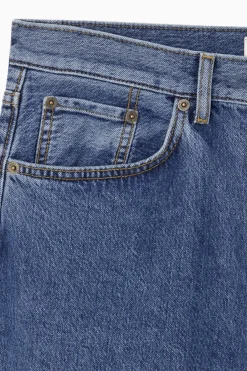 Hot COS LONGLINE DENIM SHORTS BLUE